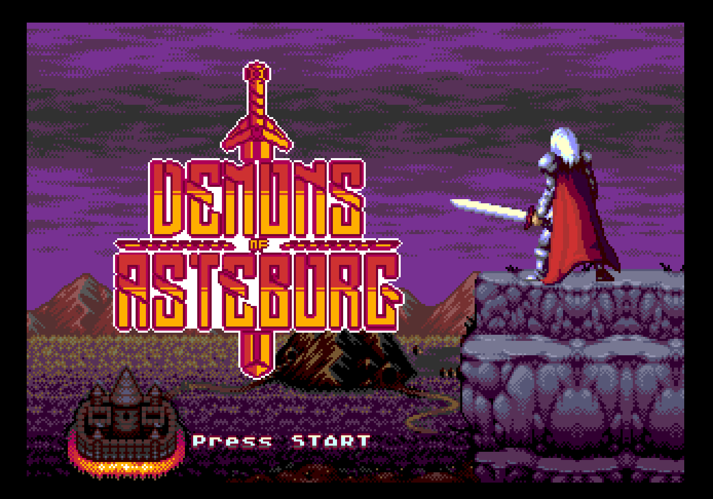 Demons Of Asteborg (cartridge only for Sega MegaDrive/Genesis I, II and III)