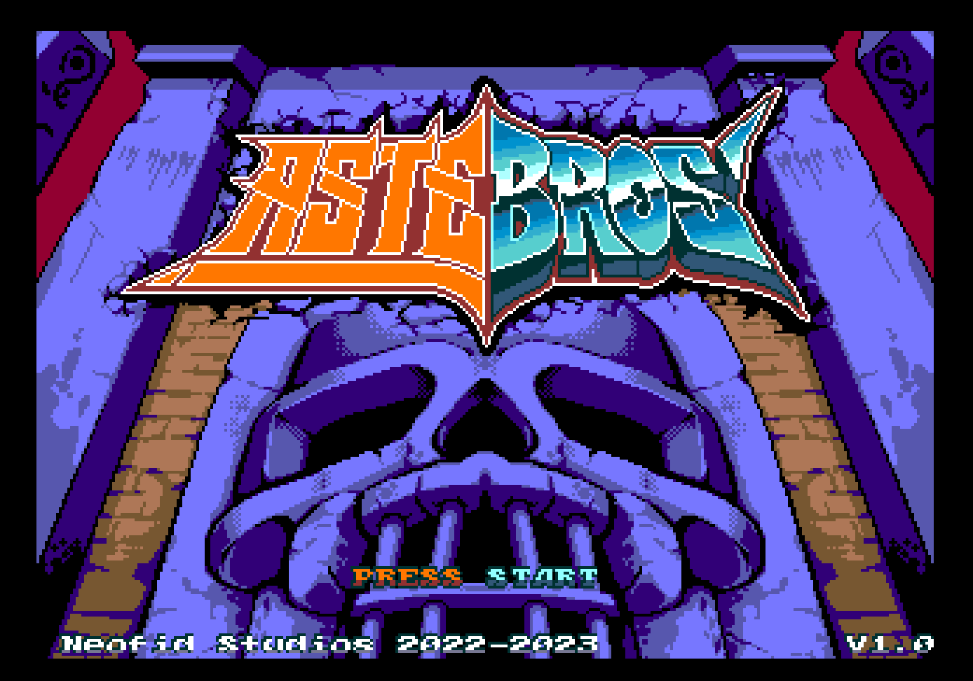 Astebros (cartridge only for Sega MegaDrive/Genesis I, II and III)