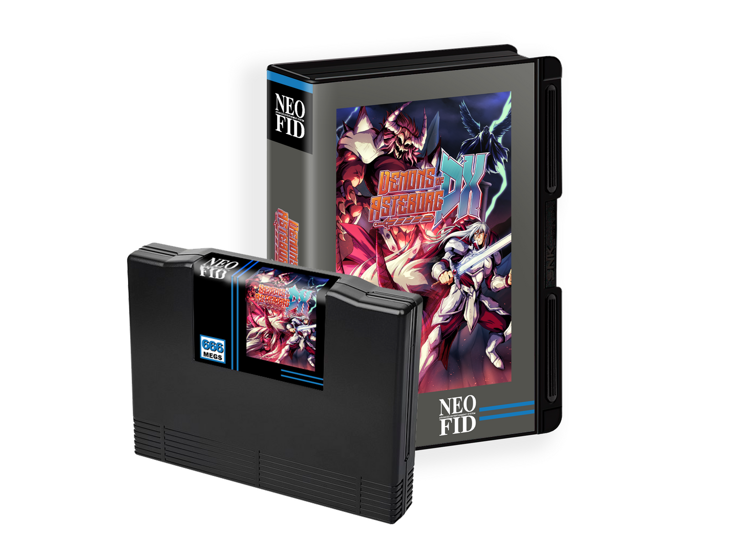 [PRE-ORDER] Demons of Asteborg DX (new boxed cartridge with printed manual for Neo-Geo AES)