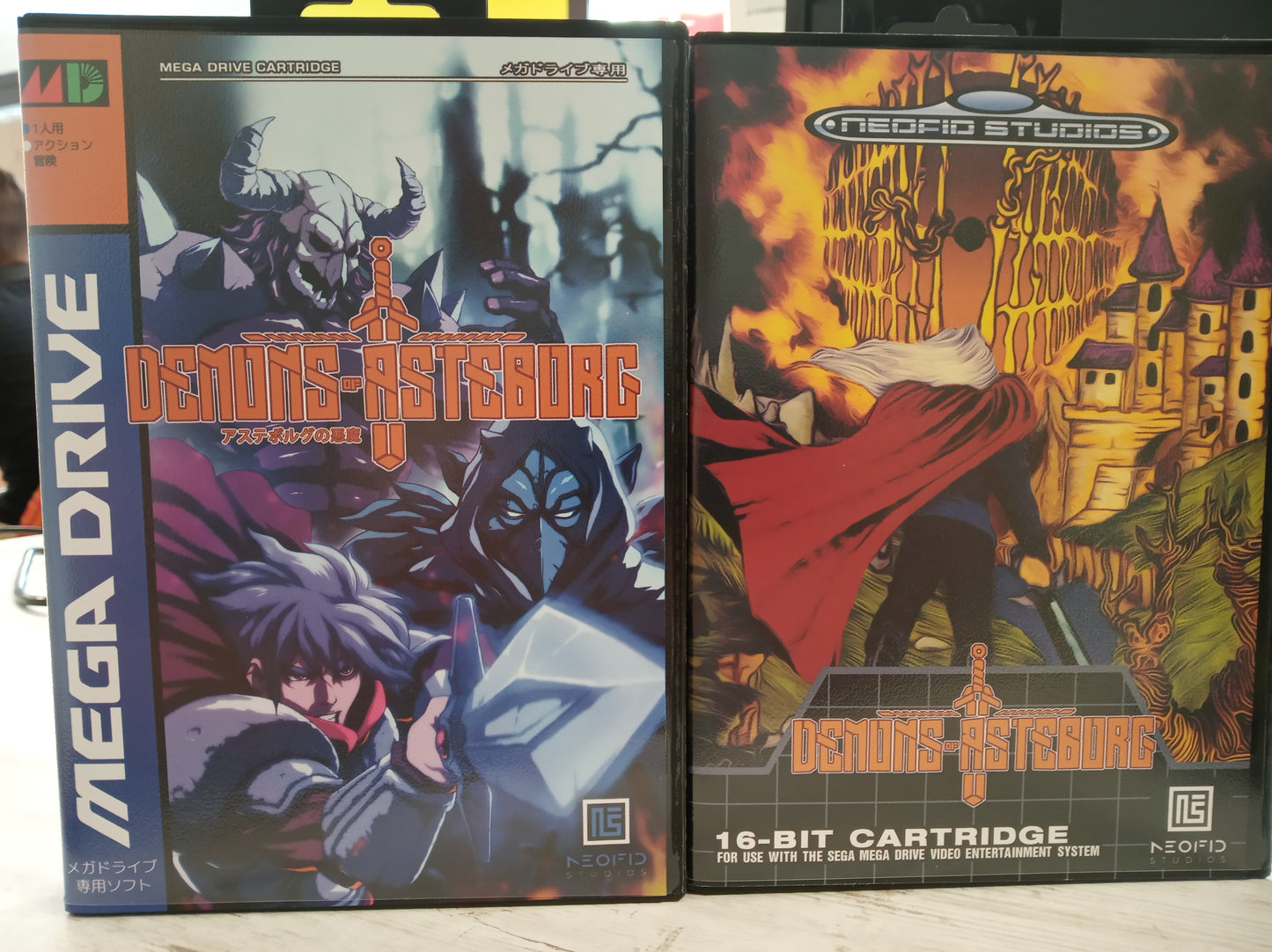 Demons Of Asteborg (cartouche neuve avec manuel imprimé pour Sega MegaDrive/Genesis I, II et III)