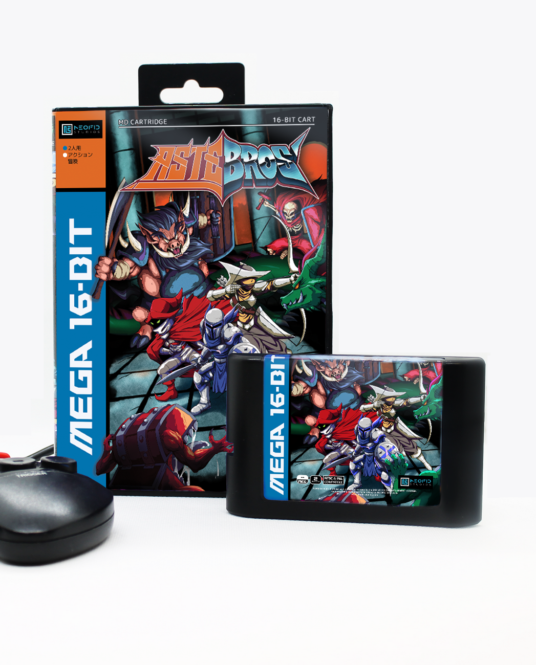 DaemonClaw + Demons of Asteborg + Astebros 盒装套装(含印刷说明书的盒装卡带,适用于世嘉MegaDrive/Genesis I、II及III主机)
