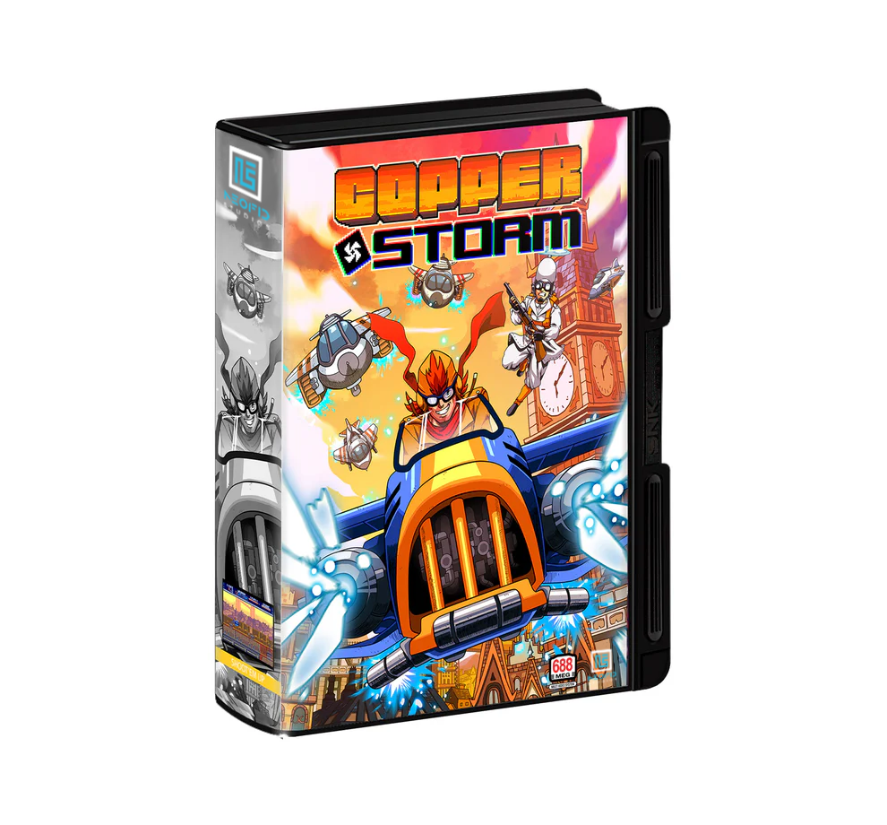 [PRE-ORDER] CopperStorm (new boxed cartridge with printed manual for Neo-Geo AES)