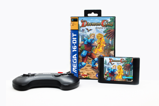DaemonClaw (new boxed cartridge with printed manual for Sega MegaDrive/Genesis I, II and III)