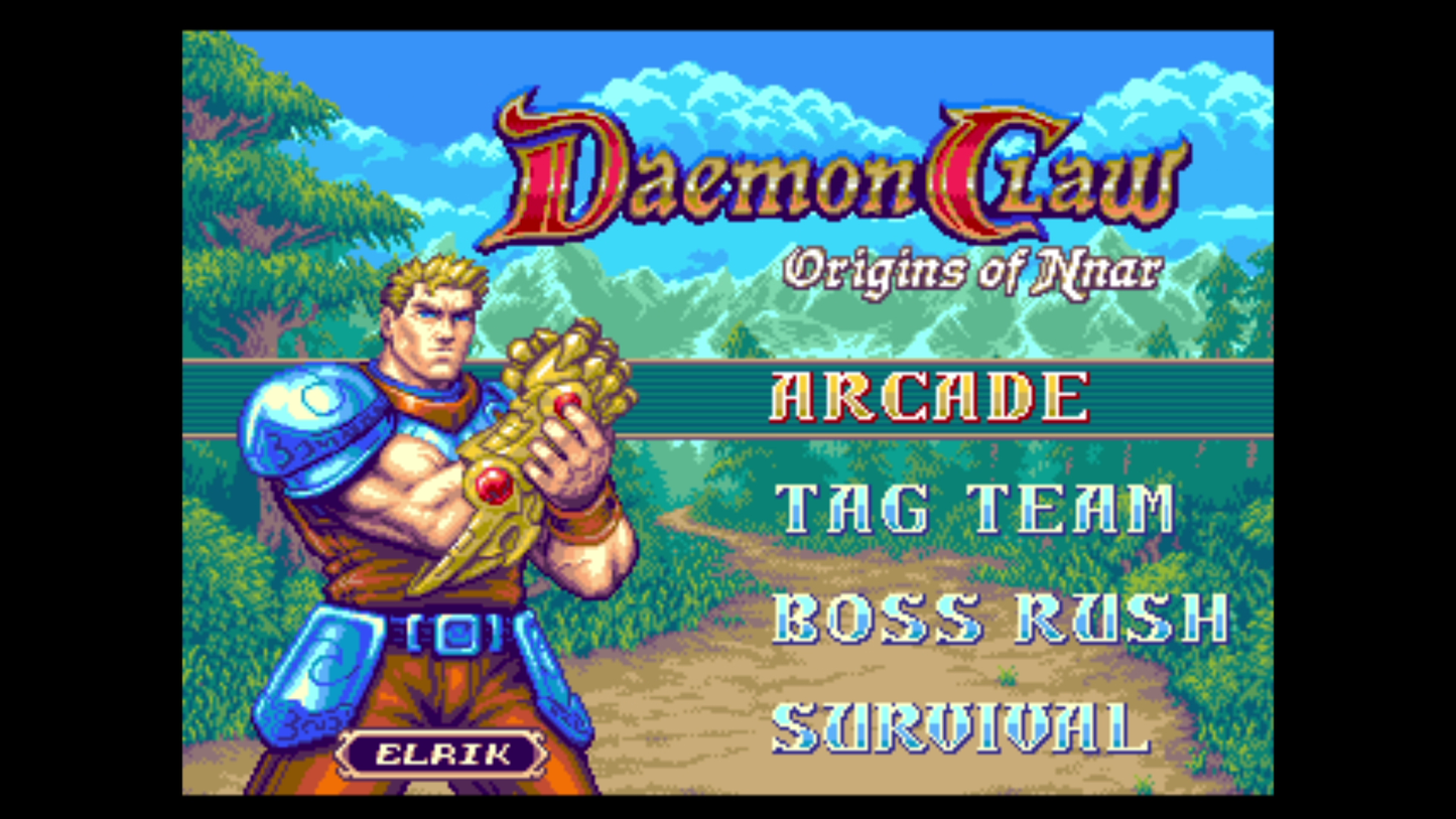 DaemonClaw (new boxed cartridge with printed manual for Sega MegaDrive/Genesis I, II and III)